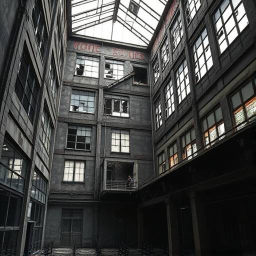 Location Scouting Image: Ein verlassenes Fabrikgebäude in Berlin